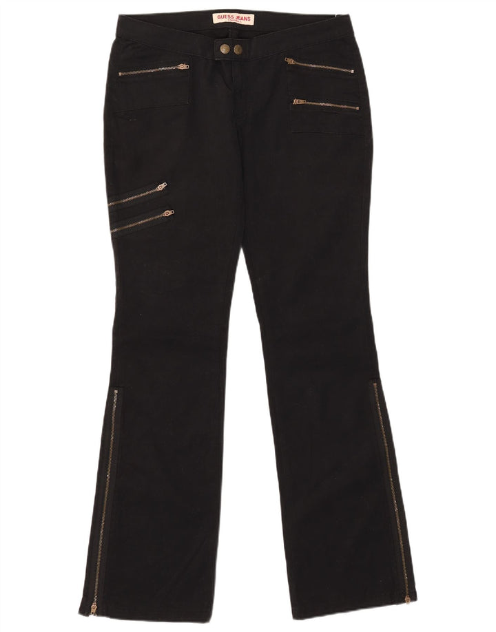 Guess Pantalón Cargo Bootcut Mujer W31 L32 Algodón Negro