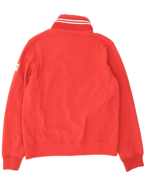 Think Pink Chaqueta bomber para mujer UK 46 Grande Poliéster rojo