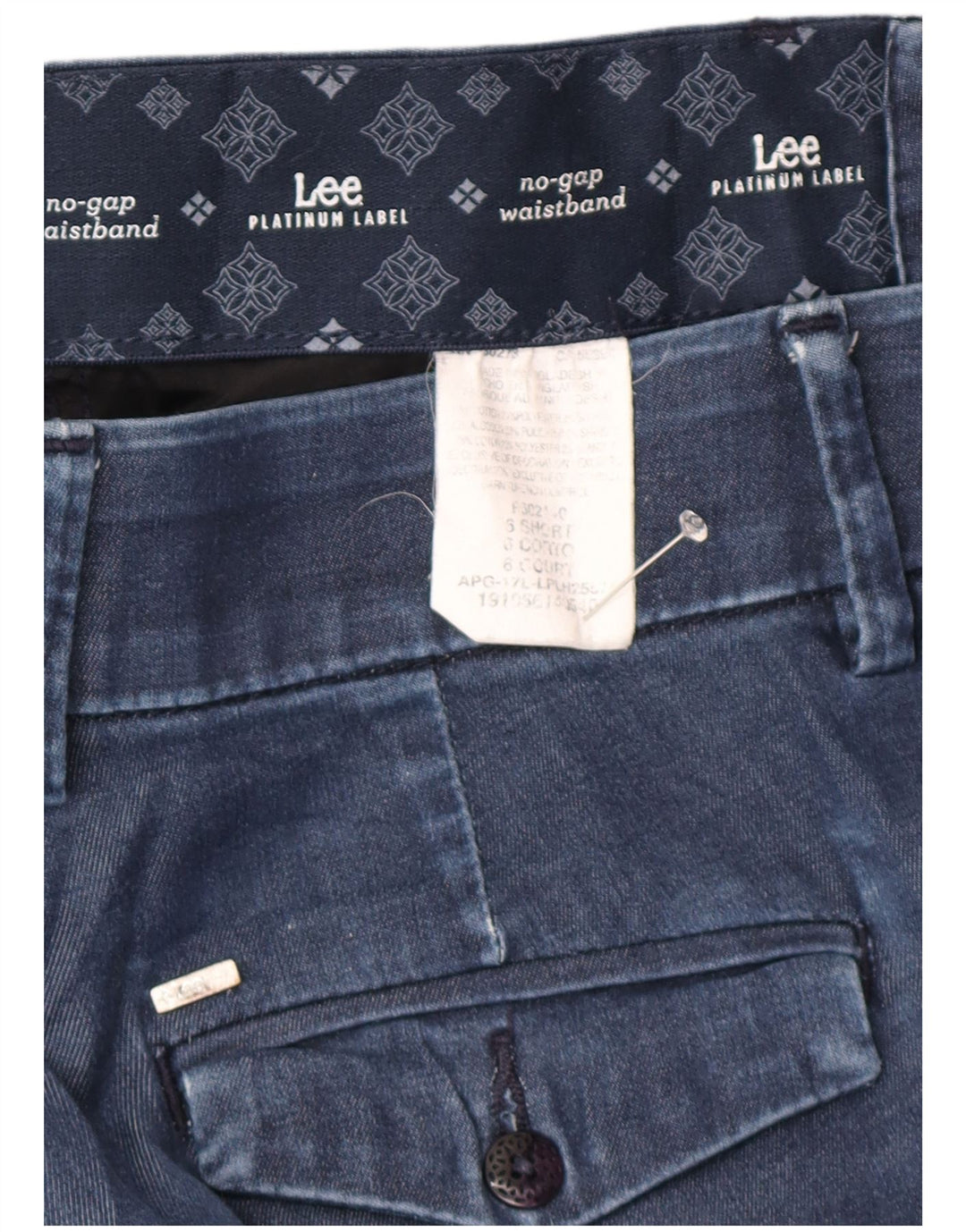 LEE Jeans rectos con etiqueta Platinum para mujer US 6 Medium W30 L30 Algodón azul