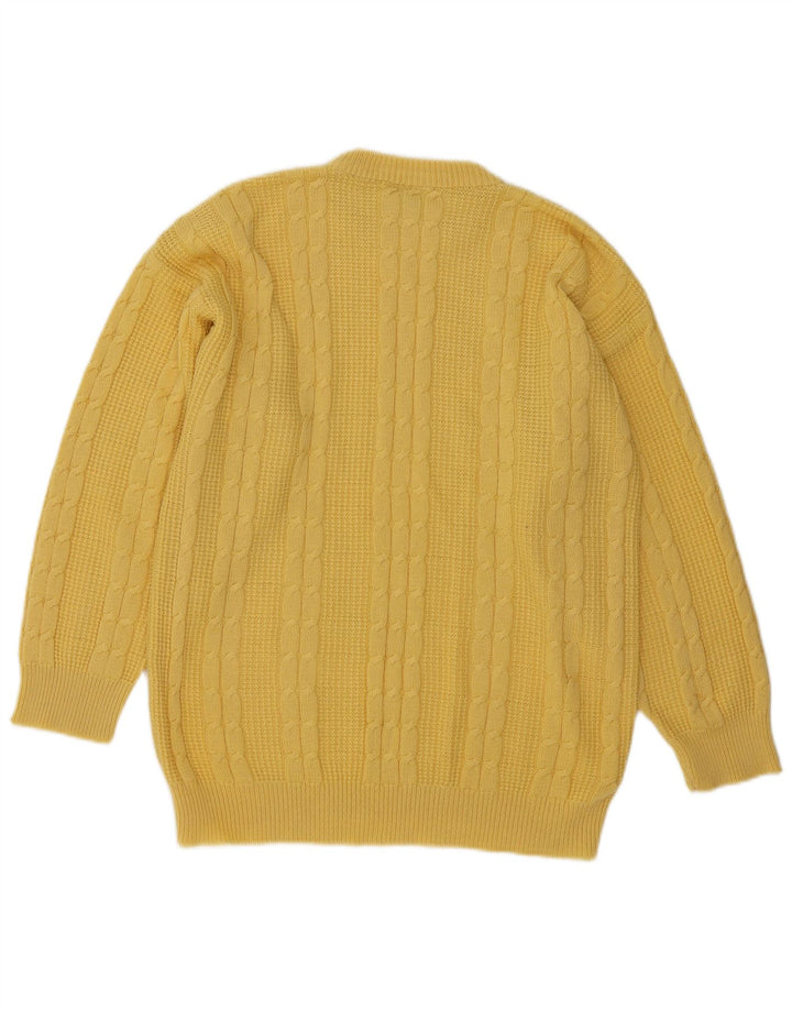 Jersey Dogan Hombre con Cuello Redondo Amarillo Medio