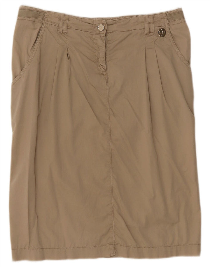 Falda Recta Trussardi Mujer IT 44 Medium W33 Beige