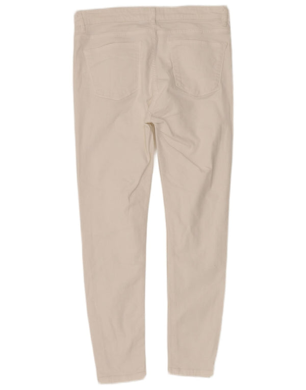 Zara Vaqueros pitillo para mujer EU 42 Large W32 L26 Blanco