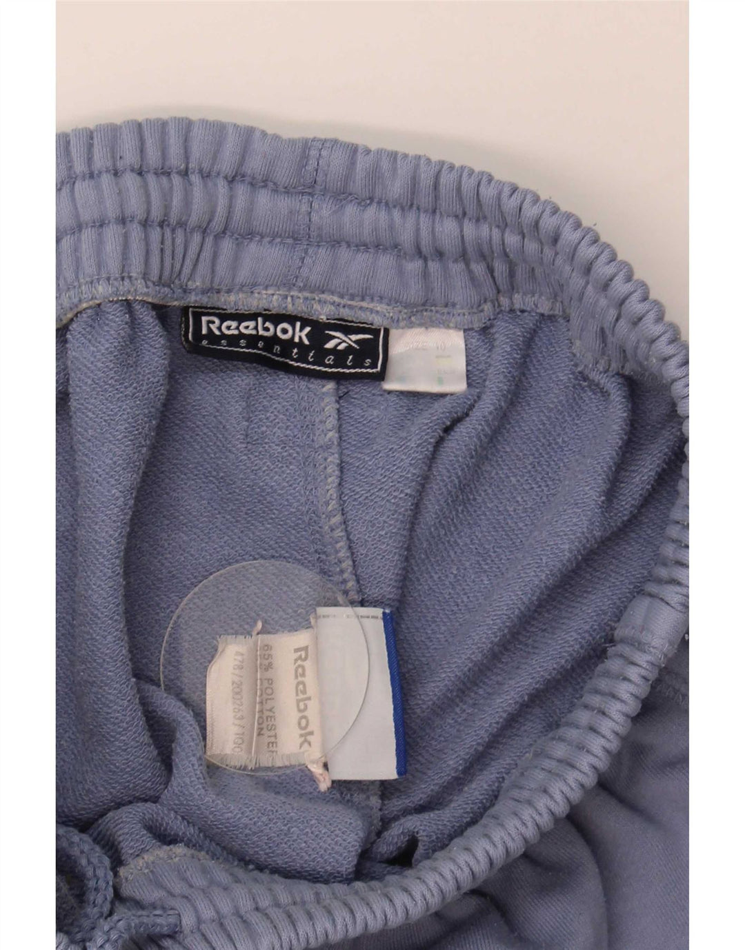 Reebok Pantalones cortos deportivos para mujer UK 10 Pequeño poliéster azul