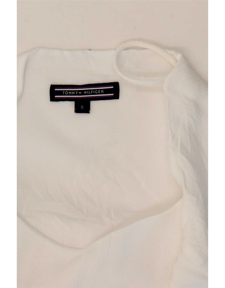 Tommy Hilfiger Cami Top para Mujer US 8 Mediano Blanco Rayas