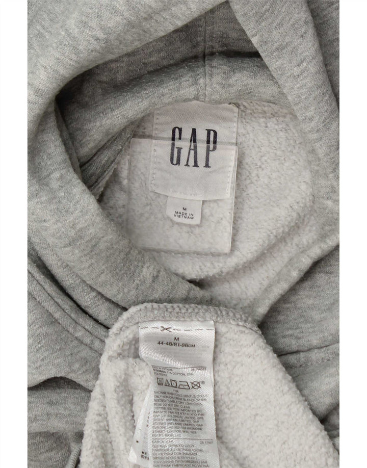 Jersey con capucha Gap de algodón jaspeado en gris medio