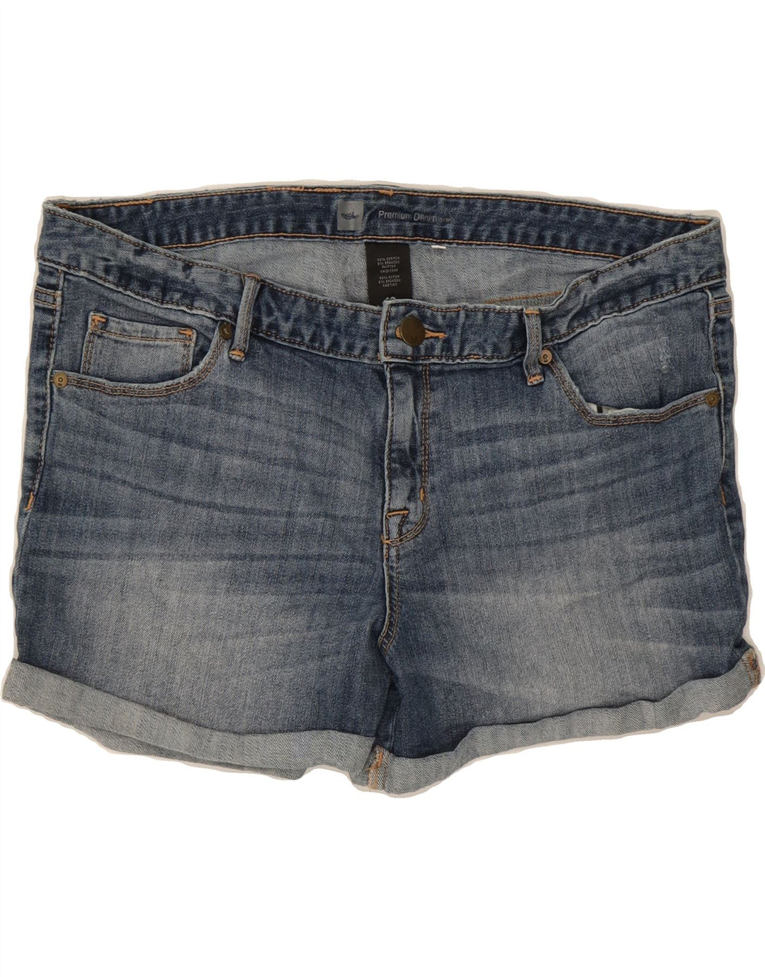 MOSSIMO Womens Denim Shorts US 16 2XL W38  Blue Cotton Vintage Mossimo and Second-Hand Mossimo from Messina Hembry 
