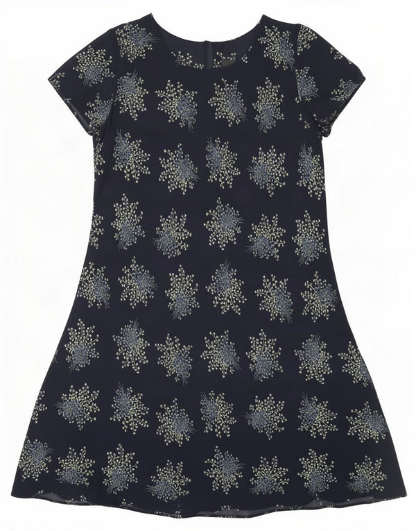 Marks & Spencer Vestido acampanado para mujer UK 40 XL Azul marino Floral