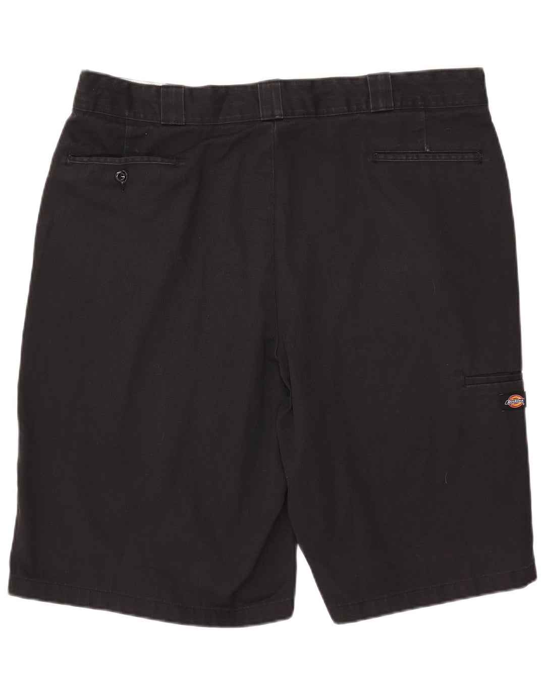 Dickies Pantalones cortos chinos para hombre W42 2XL Poliéster negro