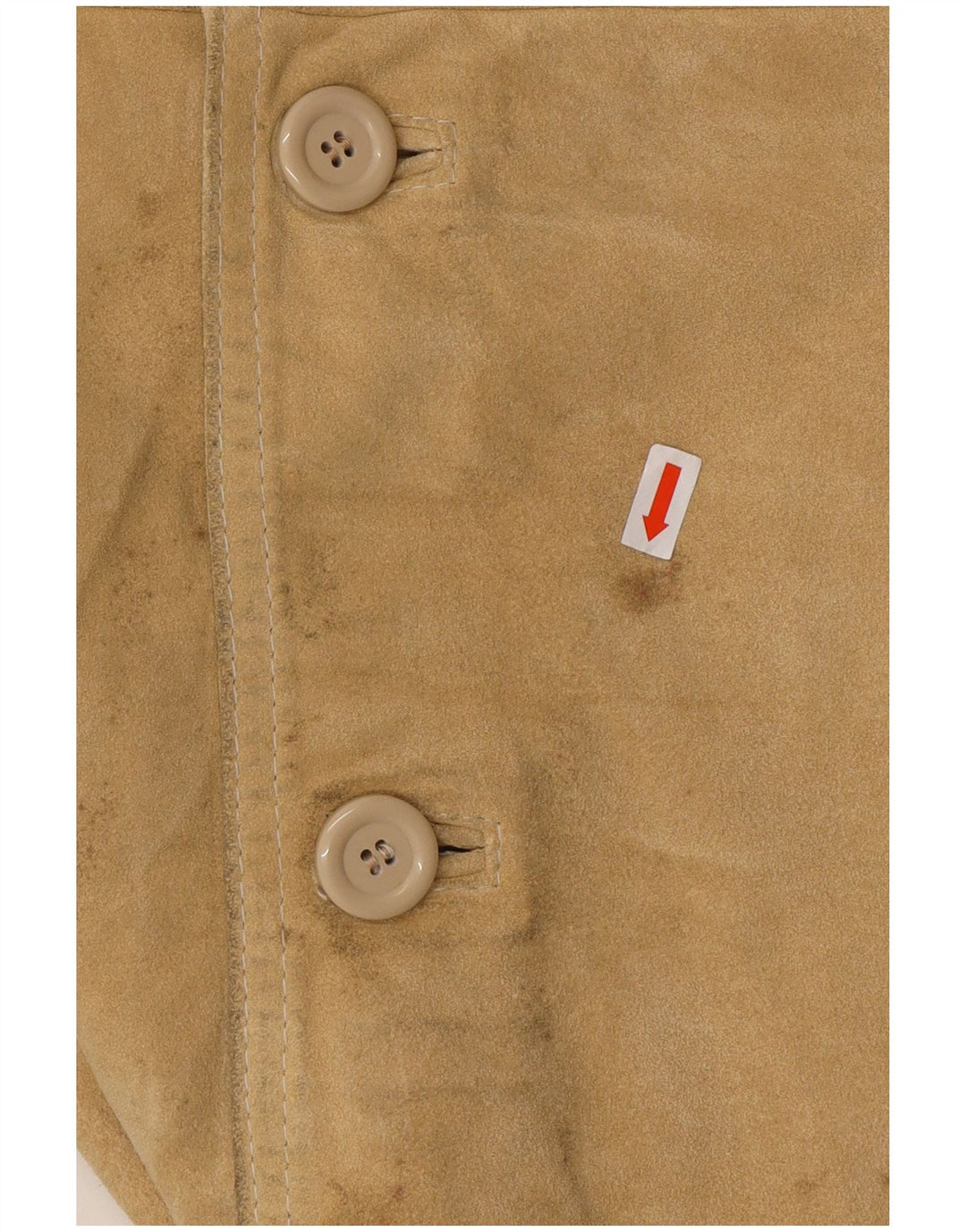 CONBIPEL Chaqueta de ante para hombre UK 40 Large Beige Leather