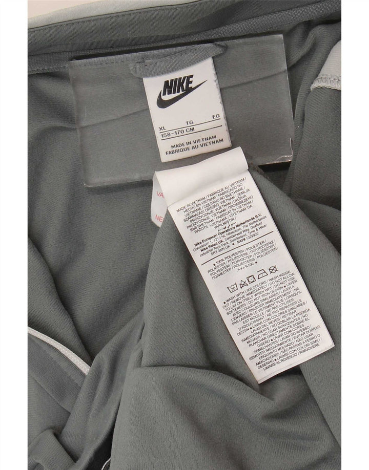 Nike Chaqueta de chándal para niño 13-14 años XL Gris Poliéster