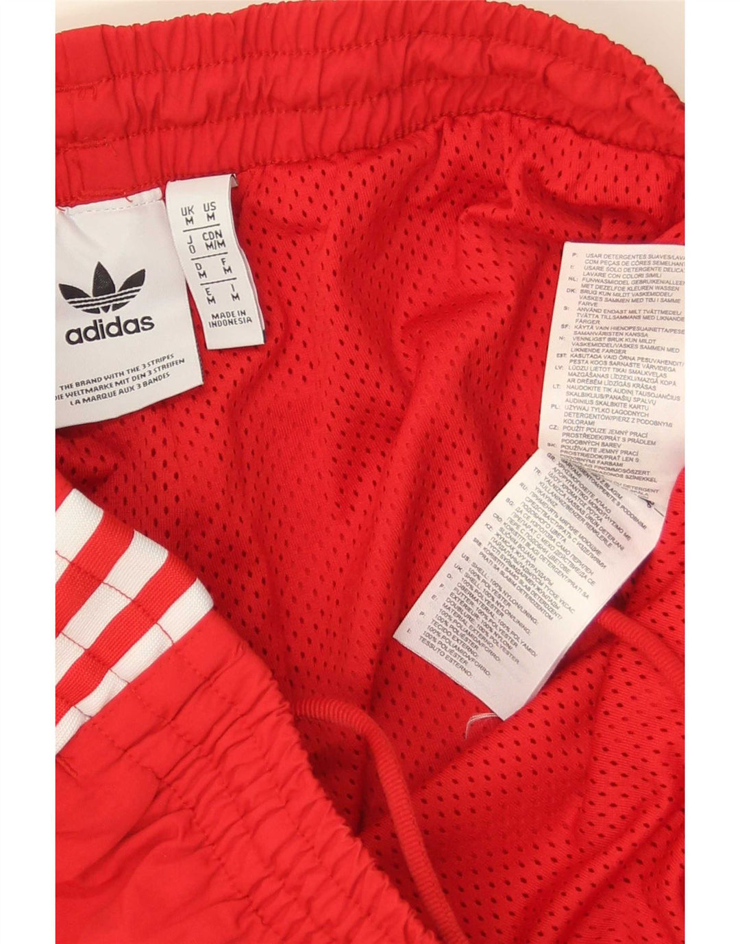 Adidas Hombre Pantalones De Chándal Joggers Medium Rojo Nylon