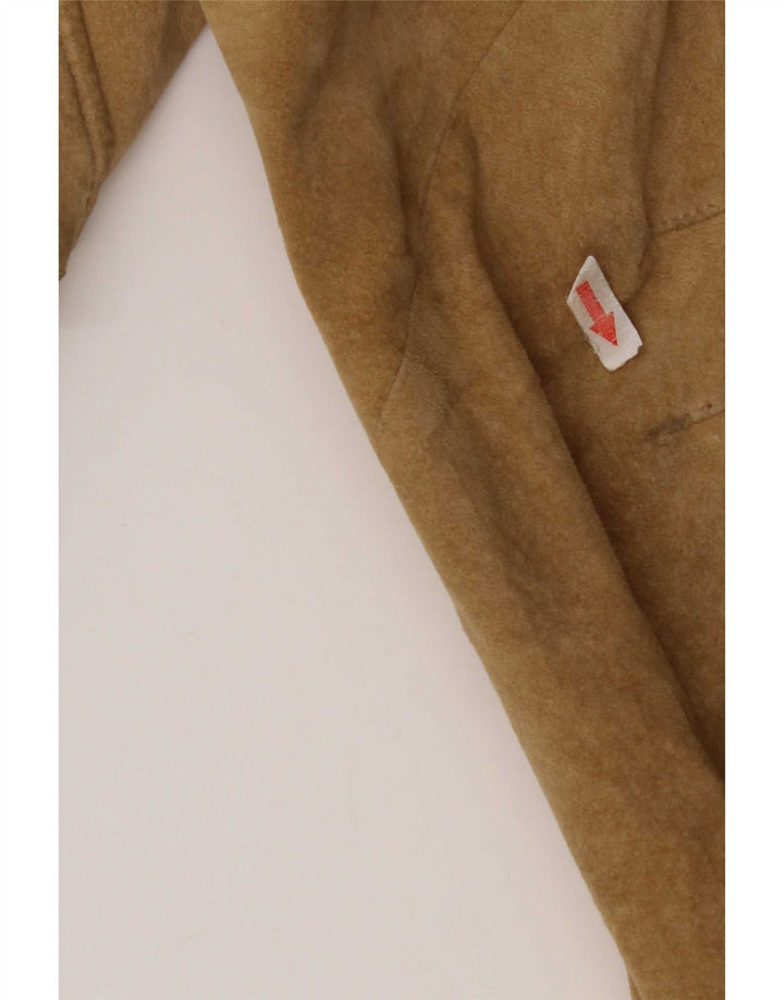 Conbipel Chaqueta bomber de ante para hombre IT 56 2XL Cuero beige