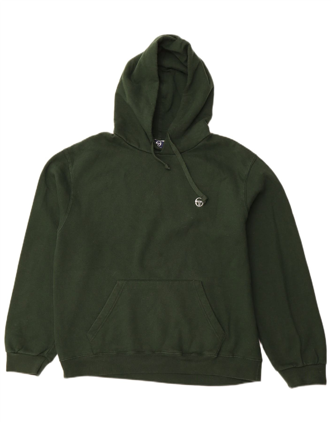 SERGIO TACCHINI Jersey con capucha para hombre grande verde algodón