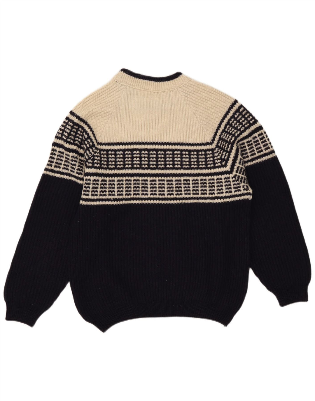 American System - Jersey de cuello redondo para hombre, talla grande, color azul marino