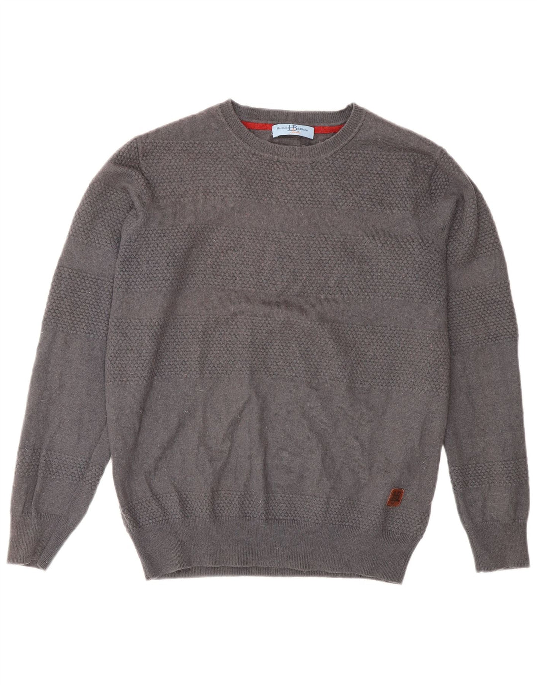 Harmont & Blaine Jersey De Cuello Redondo Para Hombre De Lana Gris Medio