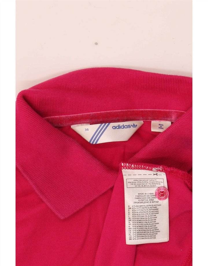 Adidas Polo para mujer EU 36 Small Rosa Algodón