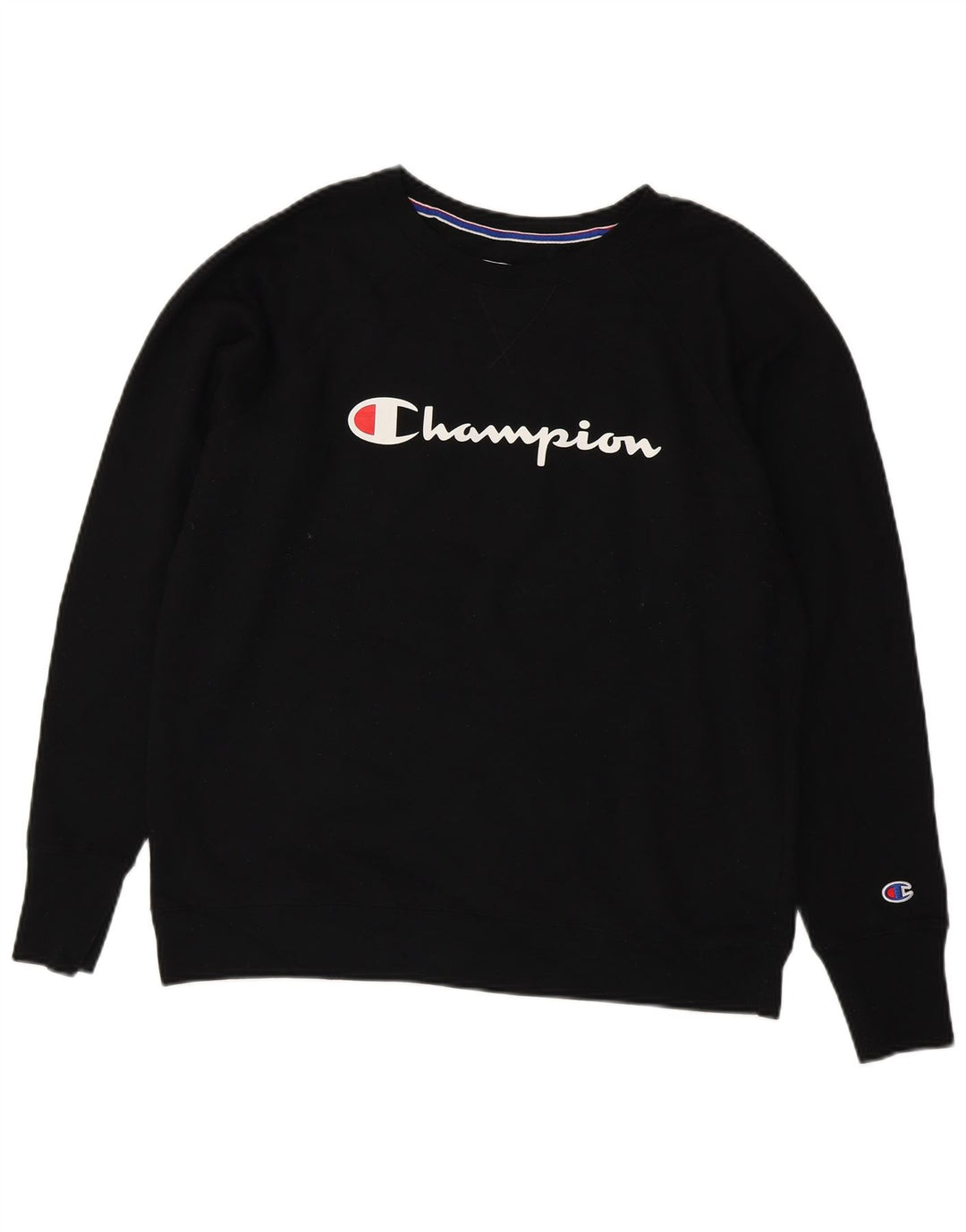 CHAMPION Sudadera gráfica para mujer Jersey UK 18 XL Poliéster negro