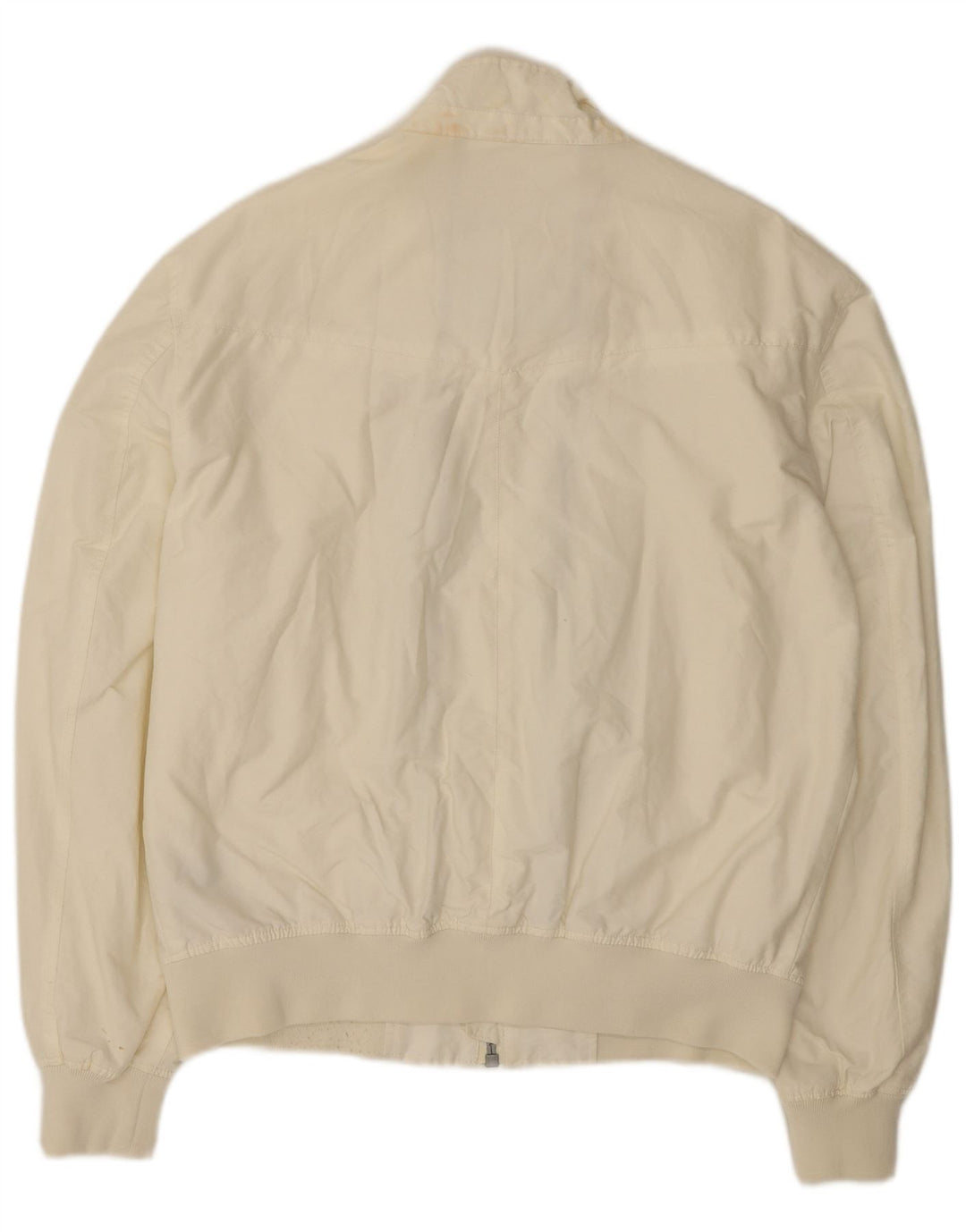REFRIGUE Chaqueta Bomber para Hombre UK 44 2XL Algodón Blanco Roto