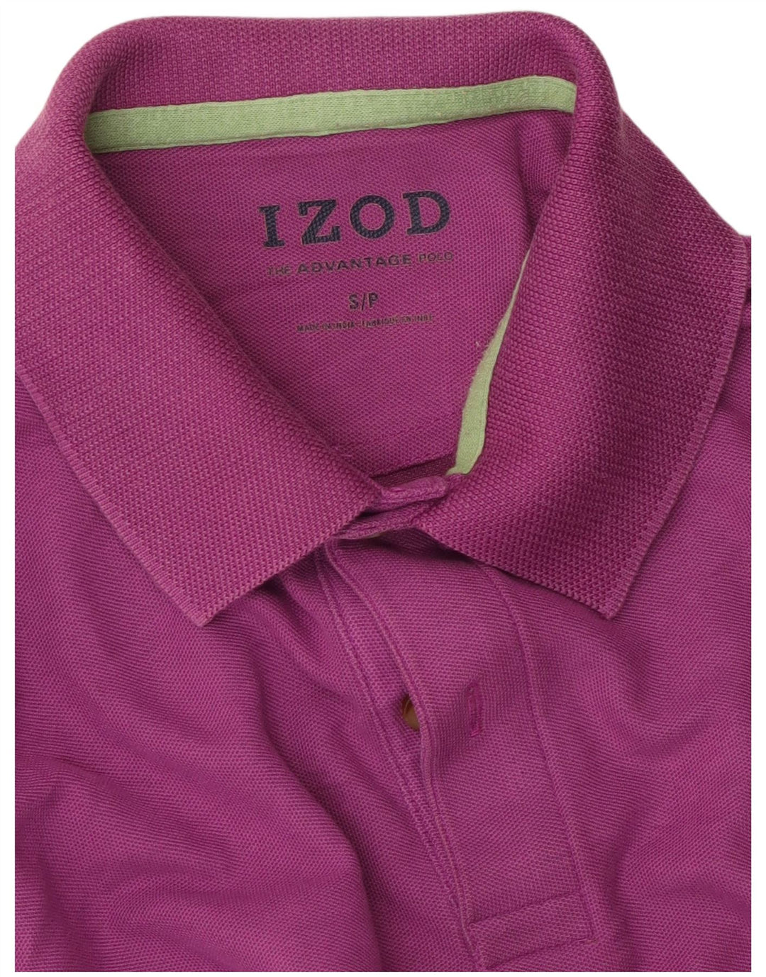 IZOD Polo Hombre Pequeño Púrpura