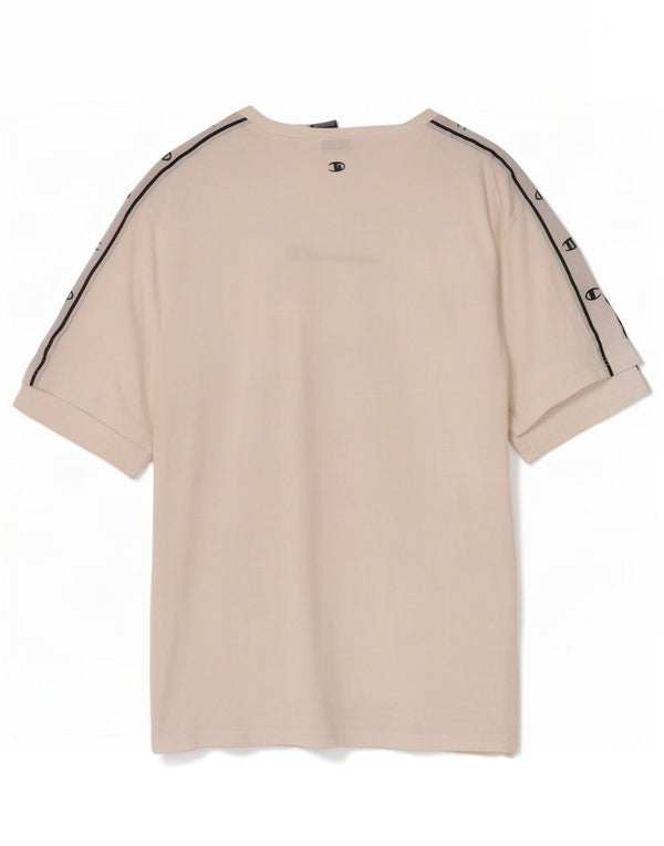 Champion Camiseta Gráfica Slim Fit para Hombre Top XL Algodón Blanco
