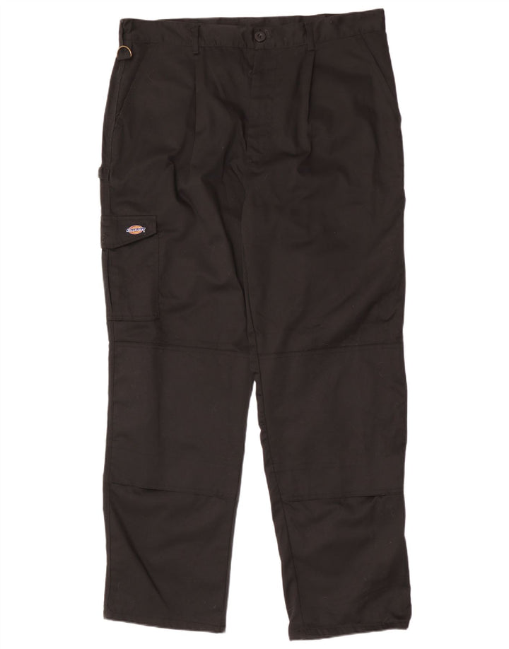 Dickies Pantalones cargo rectos Redhawk para hombre W40 L33 Poliéster negro
