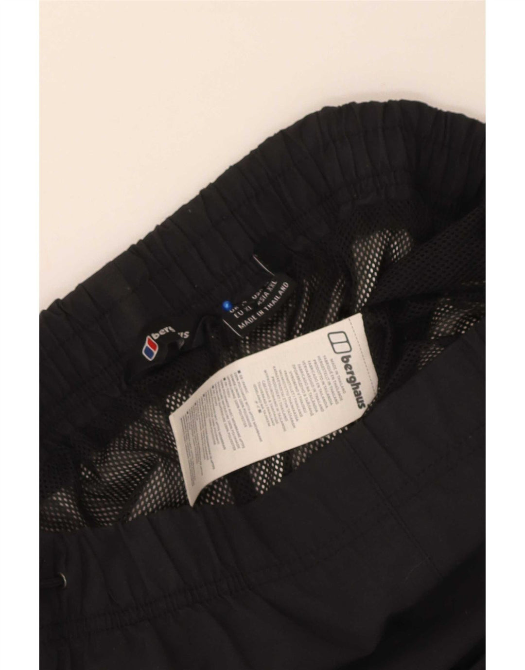 Berghaus Pantalón cortavientos para niño 15-16 años Negro Poliamida
