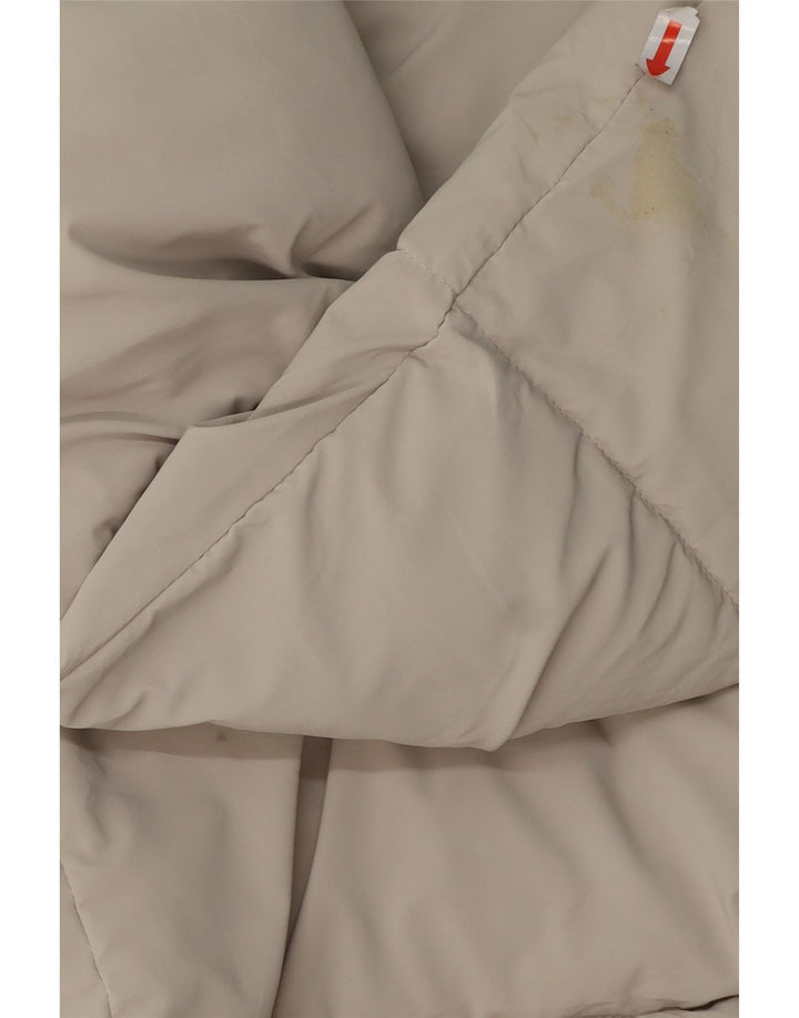 ZARA Chaqueta acolchada para hombre ES 36 Small Beige Poliéster