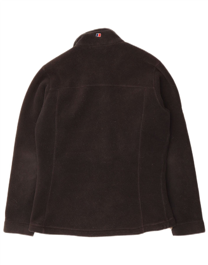 BERGHAUS Chaqueta polar extragrande para mujer UK 10 Small Poliéster negro