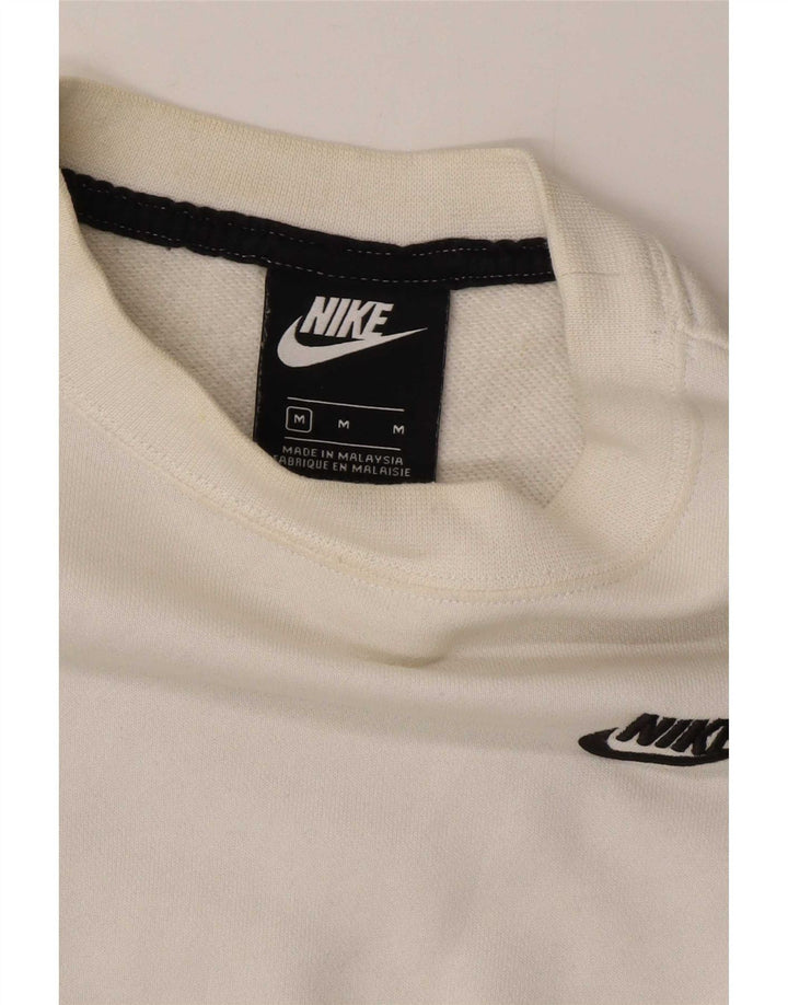 Nike - Sudadera corta para mujer, talla 40, talla mediana, color negro
