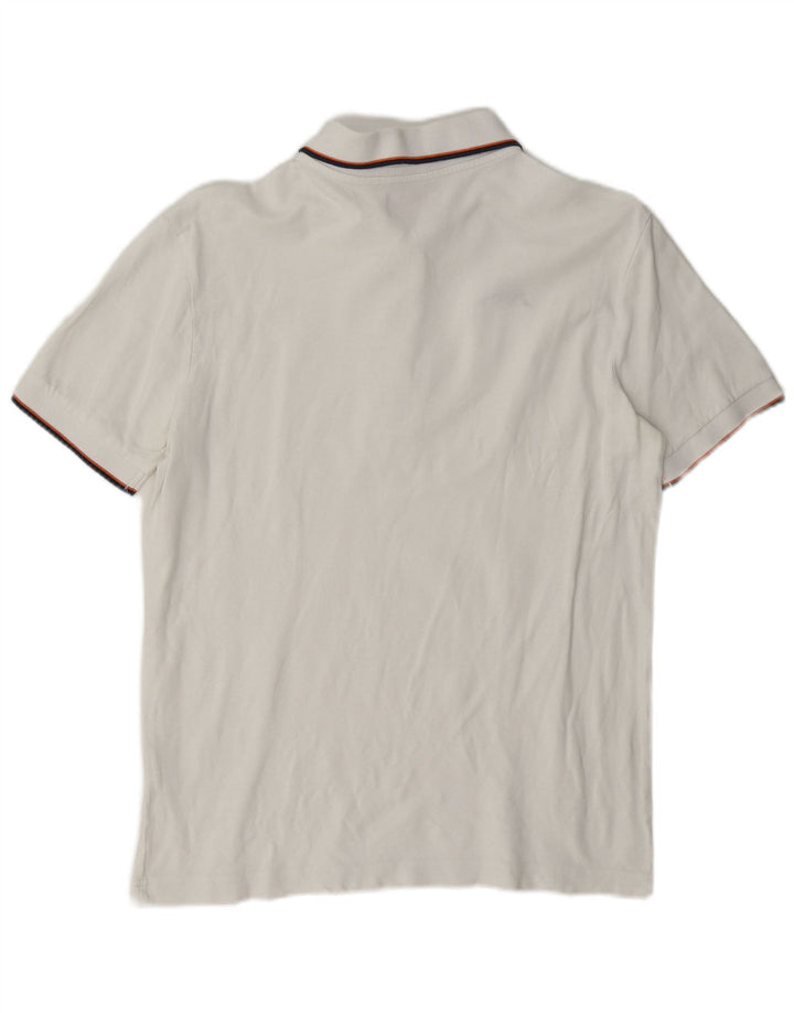 Kappa Hombre Medio Algodón Blanco