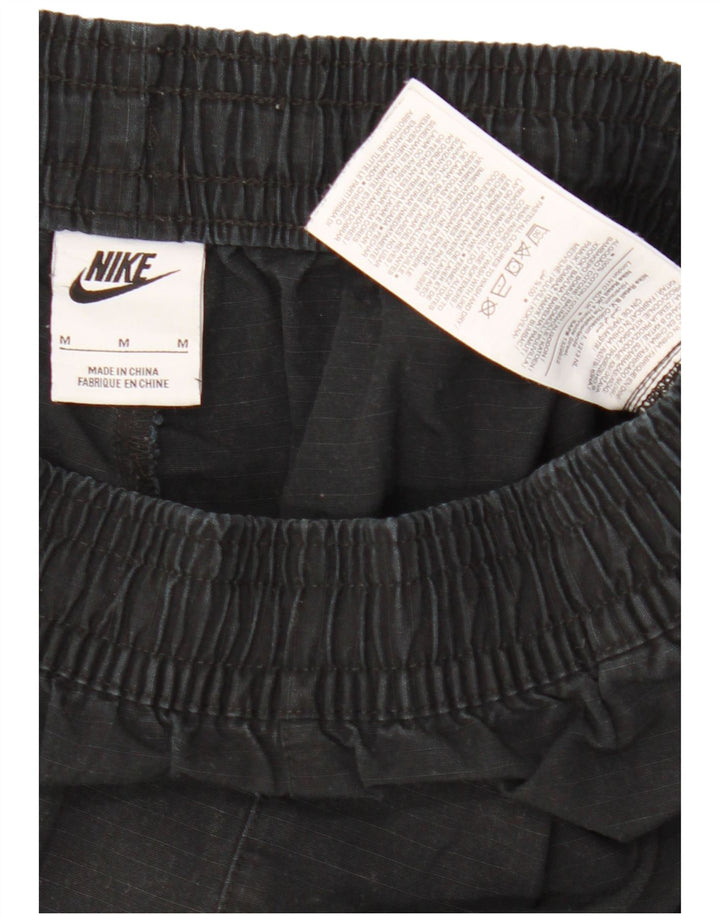 Pantalones cortos tipo cargo Nike para hombre medianos W30 algodón negro