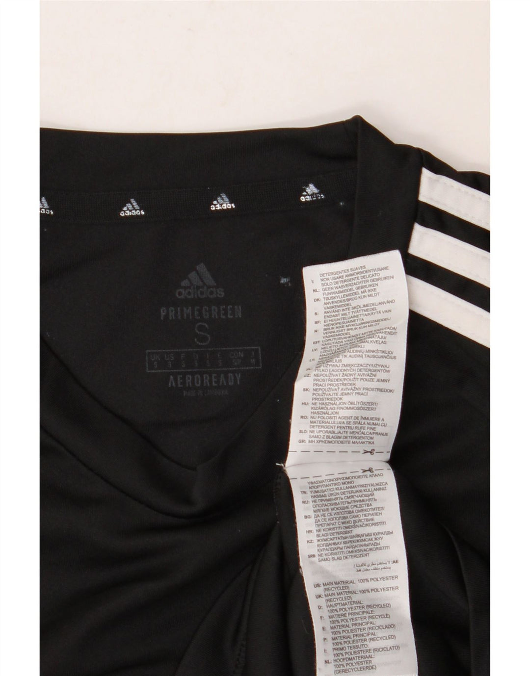 ADIDAS Camiseta Aeroready para hombre Top Pequeño Poliéster negro