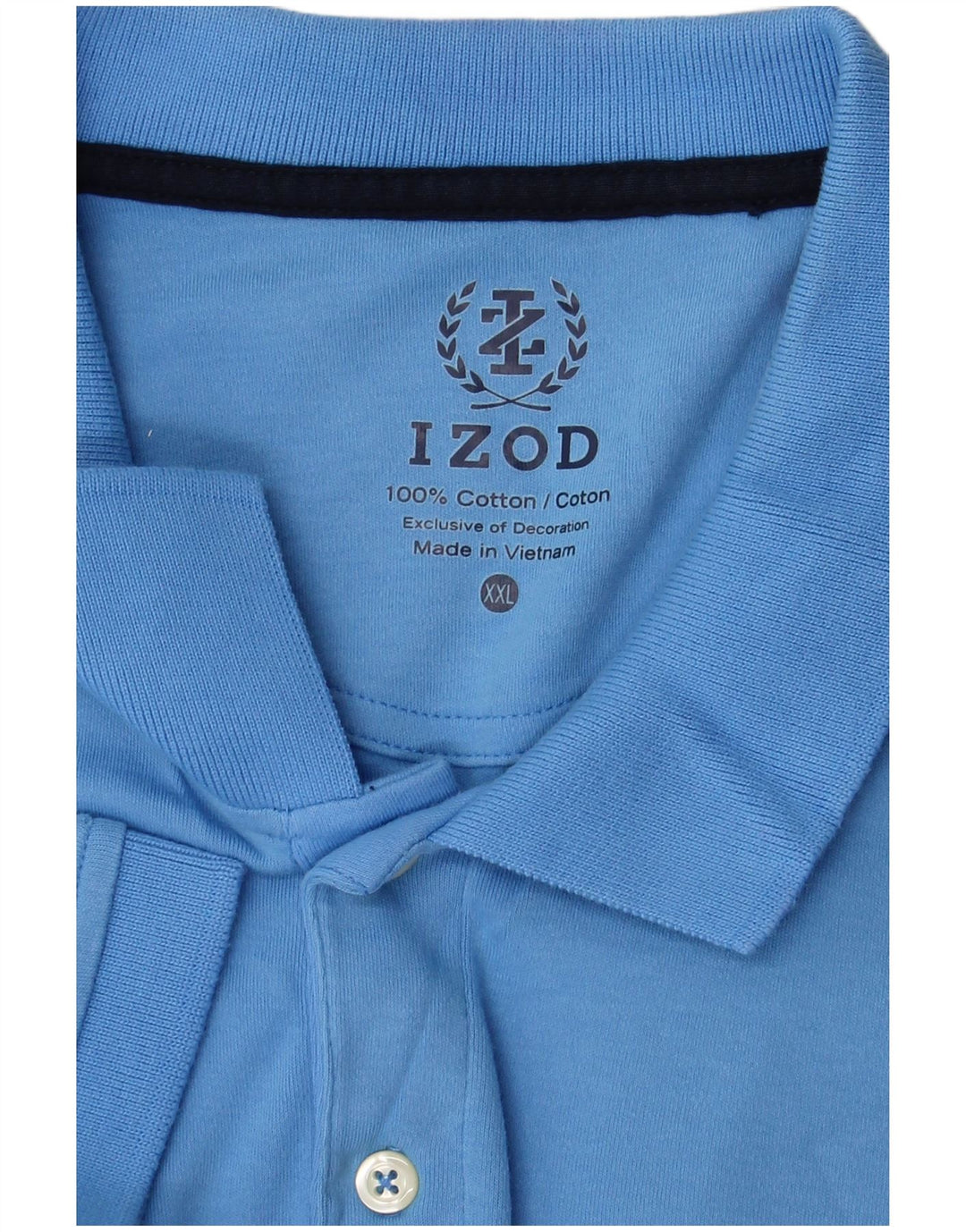 Izod Polo Hombre 2XL Algodón Azul