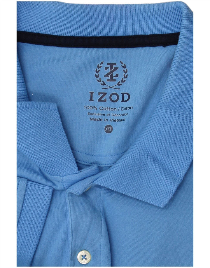 Izod Polo Hombre 2XL Algodón Azul