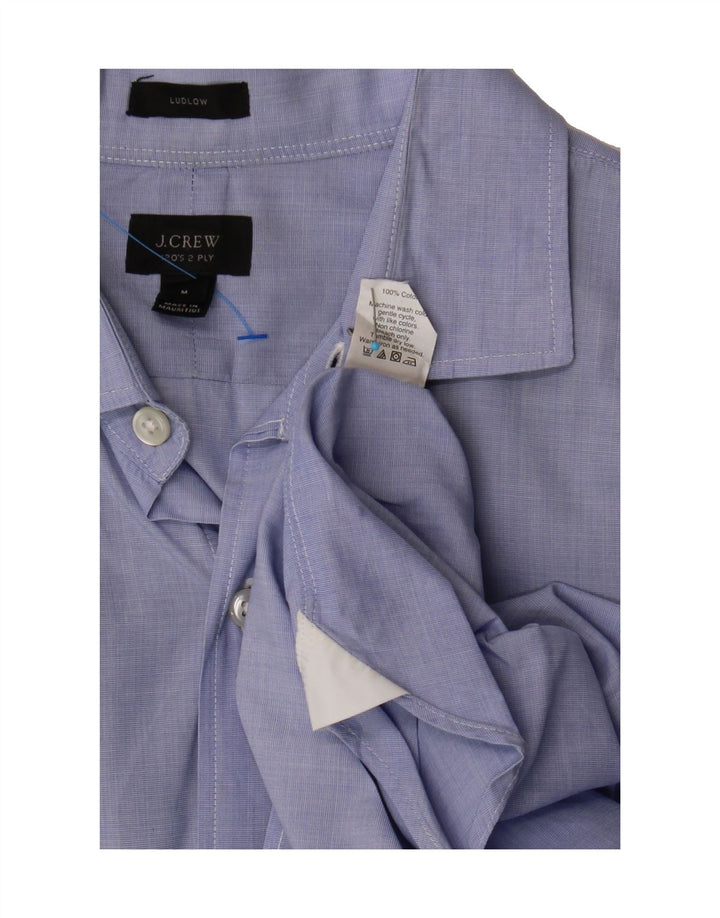 J. CREW Mens Ludlow Shirt Medium Blue Cotton Vintage J. Crew and Second-Hand J. Crew from Messina Hembry 