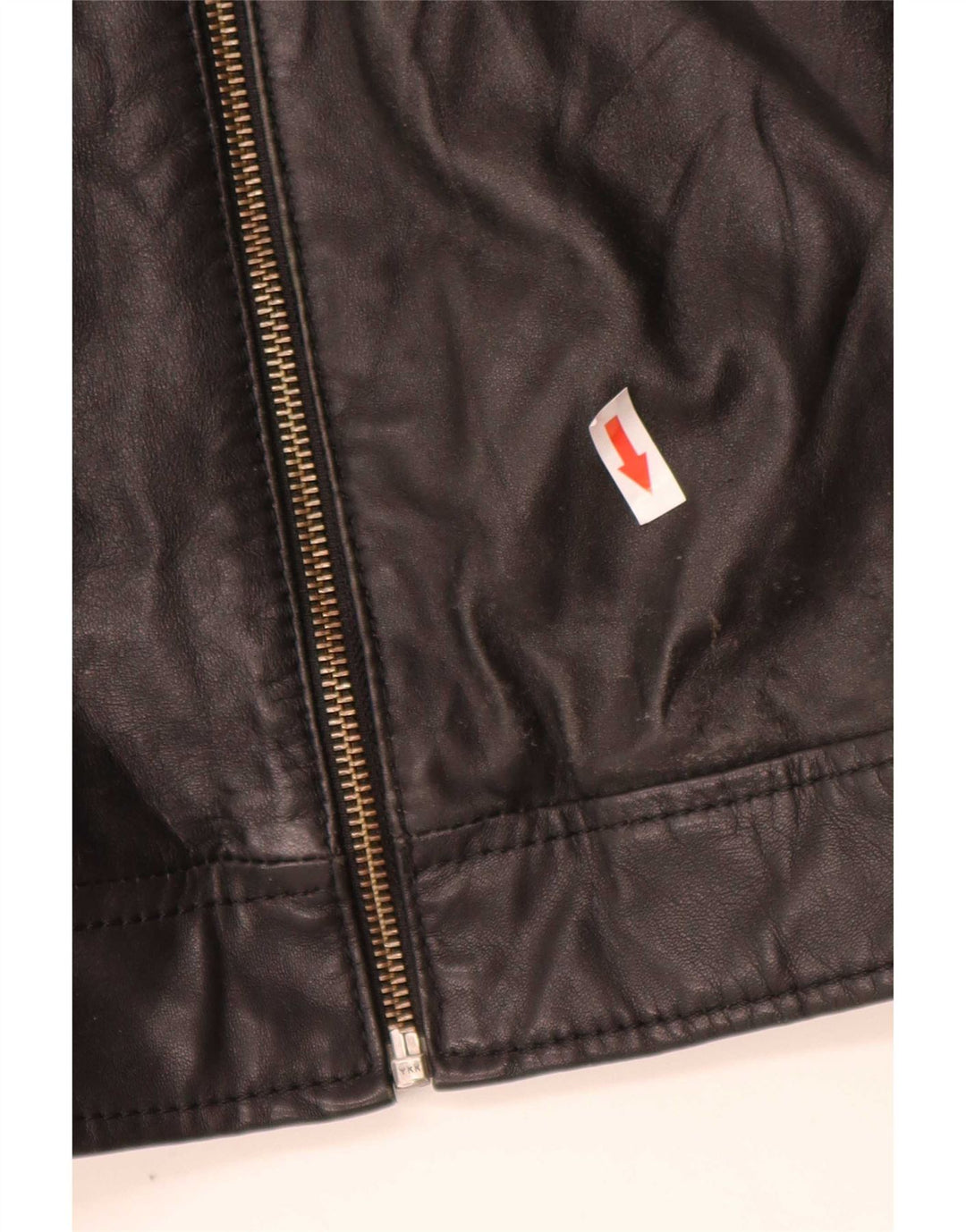 In Extenso Chaqueta de cuero para hombre UK 44 2XL Negro