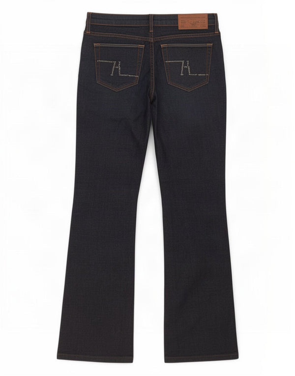 Zara Jeans Bootcut Mujer EU 38 Medium W28 L29 Algodón Azul Marino