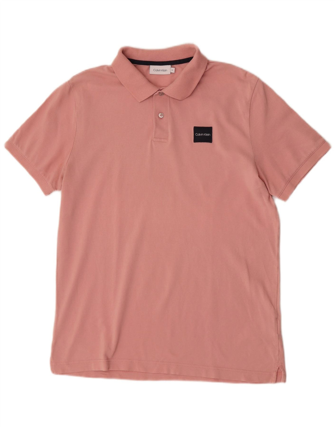Polo Calvin Klein para hombre de algodón rosa medio
