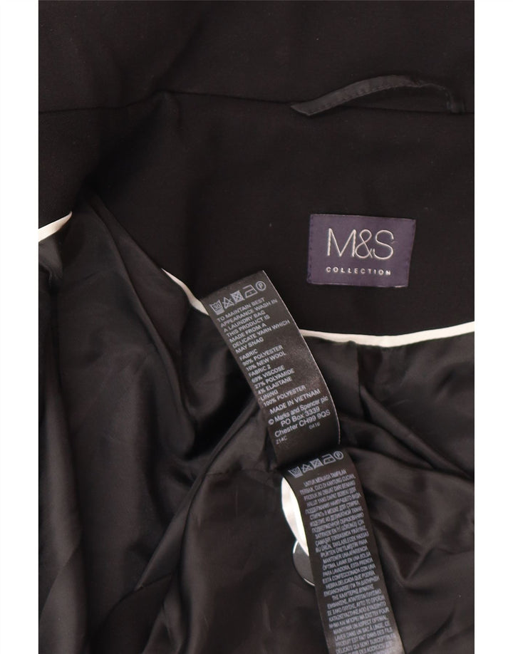 Marks & Spencer Chaqueta Bomber para Mujer UK 40 Grande Poliéster Gris Moteado