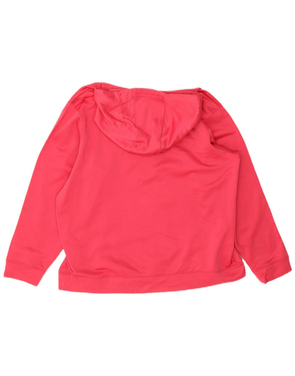 Under Armour Sudadera con capucha para niña Leafs Hockey Loose Fit Jersey 13-14 años XL Rosa