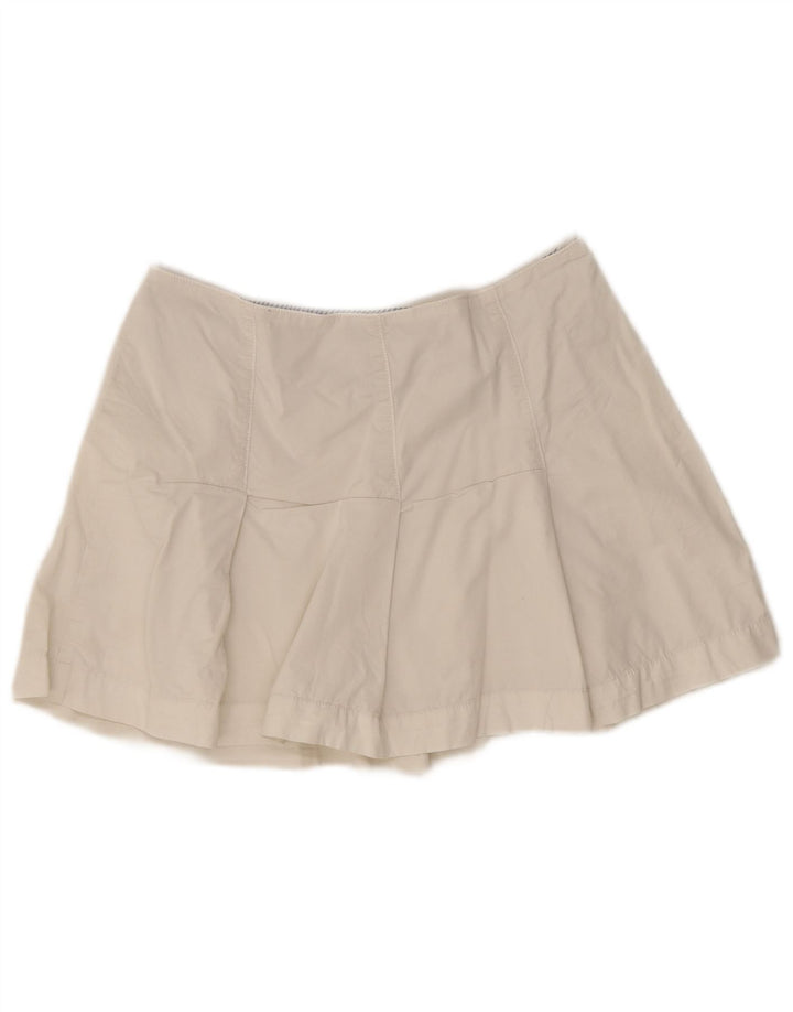 Woolrich Mujer Minifalda Stretch W29 Medio Blanco