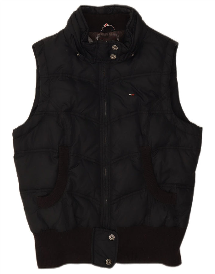 Tommy Hilfiger Chaleco acolchado para mujer UK 44 Grande Poliéster negro