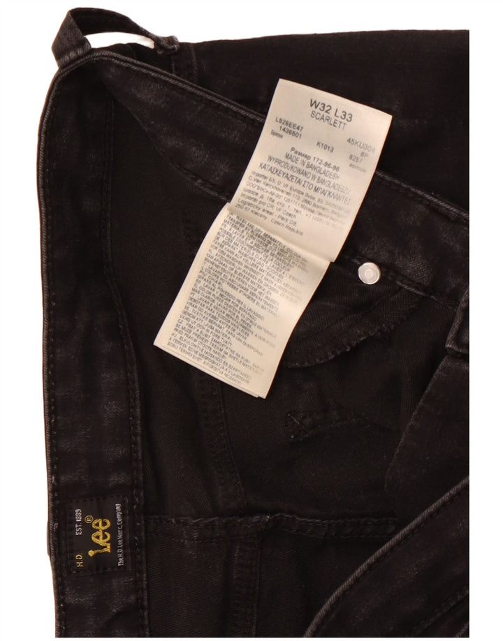 Lee Jeans Ajustados Scarlett para Mujer W32 L29 Algodón Negro