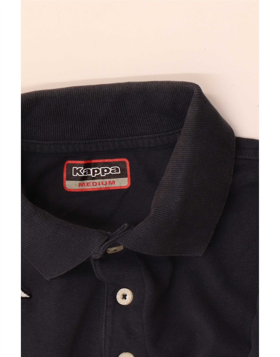 Polo Kappa para hombre azul marino mediano