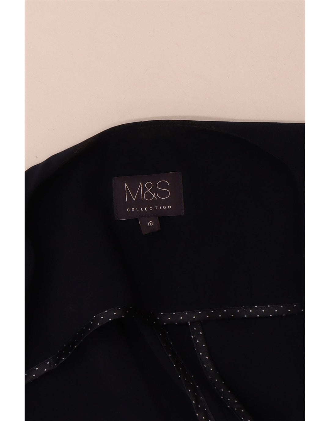 Marks & Spencer Top Bolero para mujer UK 46 Grande Poliéster azul marino