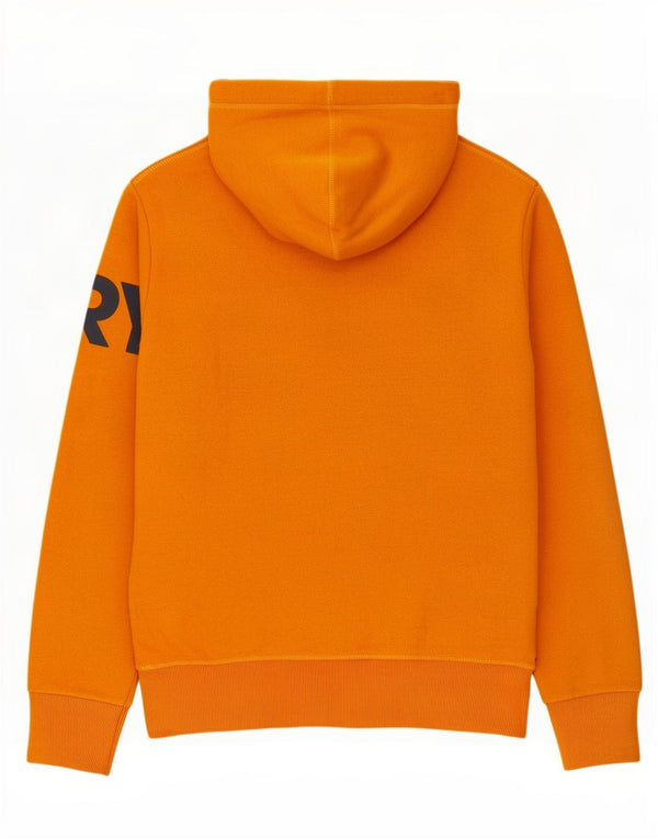 Superdry Jersey con capucha y estampado gráfico de algodón en bloques de color amarillo medio