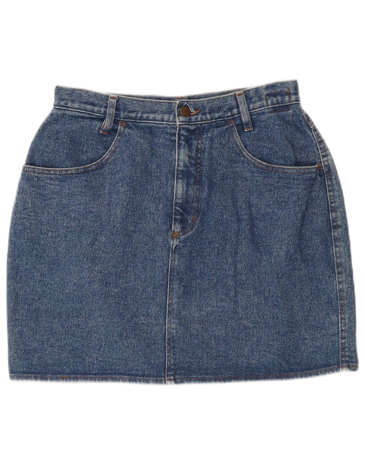 BENETTON Falda Vaquera Mujer Mediana W28 Azul