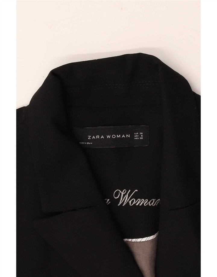 Zara Mujer Chaqueta Blazer De 1 Botón EU 38 Small Black