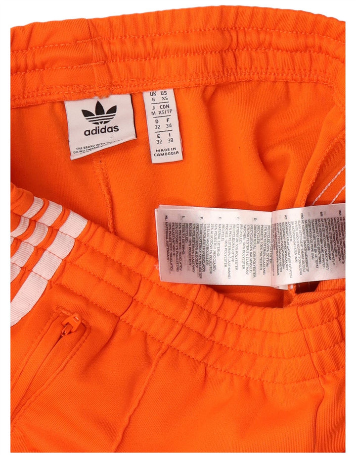 ADIDAS Pantalones de chándal para mujer UK 6 XS Naranja Poliéster