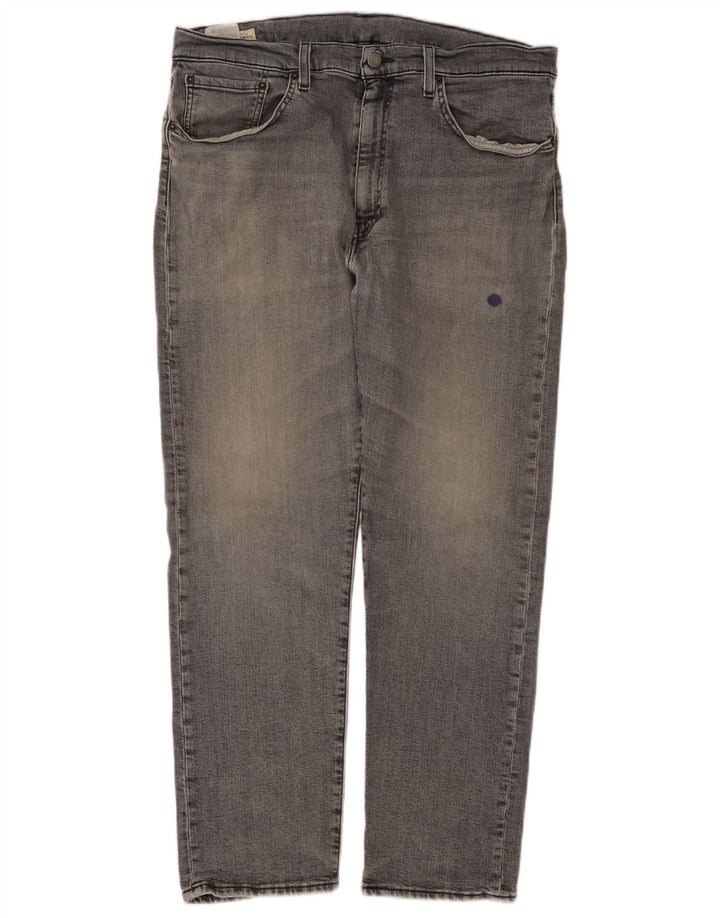 LEVI'S Vaqueros cónicos 502 para hombre W36 L30 Algodón gris